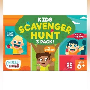 Kids Scavenger Hunt Game Pack - Colorful